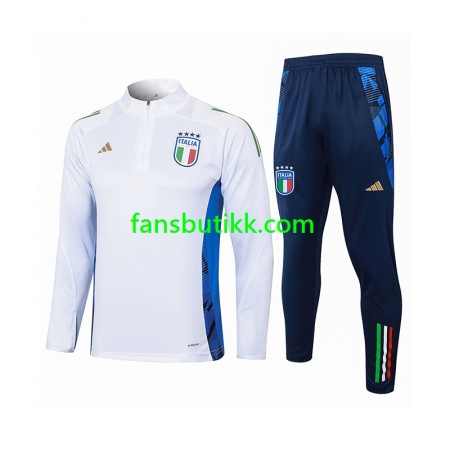 Italia Hvit Trenings Collegegenser Set 2024